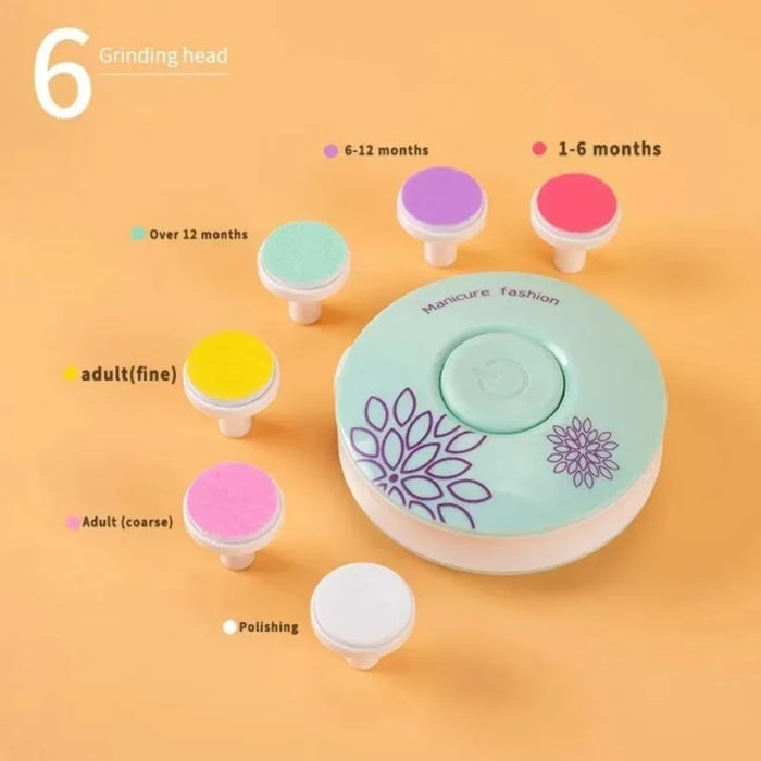 Safe-Touch Electric Nail Trimmer for Newborns