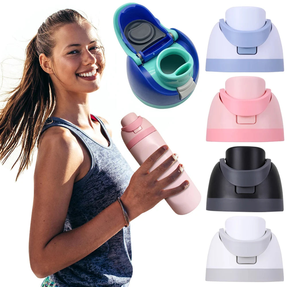 Thermos Cup Lid For Owala Freesip 16/24/32/40oz Cover One Button Water Bottle Top Lid No Leakage Fitness Sports Straw Cup Lid.