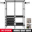 “Double-Rod Clothes Rack with Hooks”
