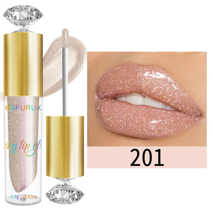 Moisturizing Glitter Lip Gloss – Sparkle & Shine