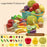 Kid Pretend Play Kitchen Fun Cutting Fruits and Vegetables Food Play House Set Puzzle Education Toys For Kids Boys Girls Gifts