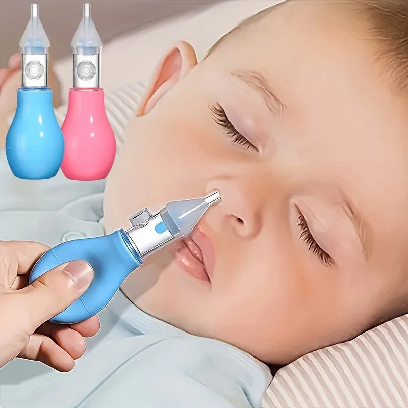 Silicone Baby Nasal Aspirator & Nose Cleaner Pump