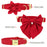 Personalized Silk Dog Collar Adjustable Durable Dog Collar with Bowtie Flower For Small Medium Large Dogs Wedding Bowtie Collars
