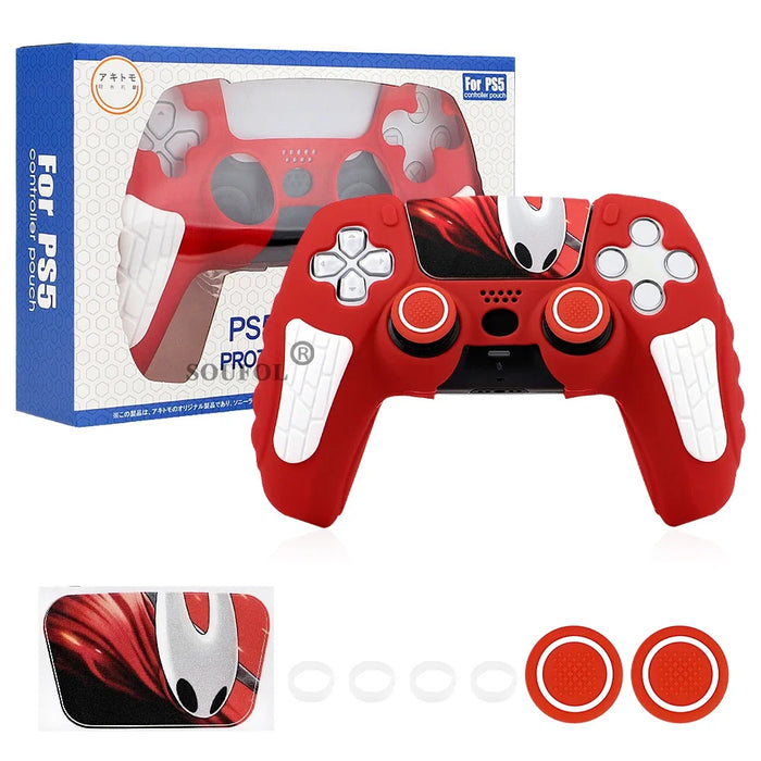 Protective Cover Skin for PS5 Controller Silicone Cover for PS5 Controller Anti-slip Silicone Case Thumb Grips Accessories