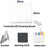 LED Acrylic Drawing Board DIY Erasable Luminous Writing Boards with Stand and 7Colors Pen USB Plug Message Board with NightLight