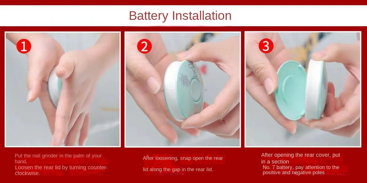 Safe-Touch Electric Nail Trimmer for Newborns