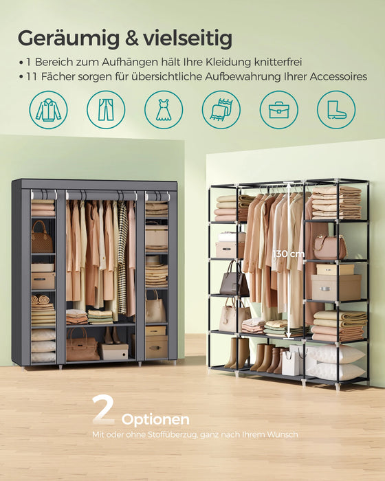 “SONGMICS 12-Shelf Closet Wardrobe Organizer”