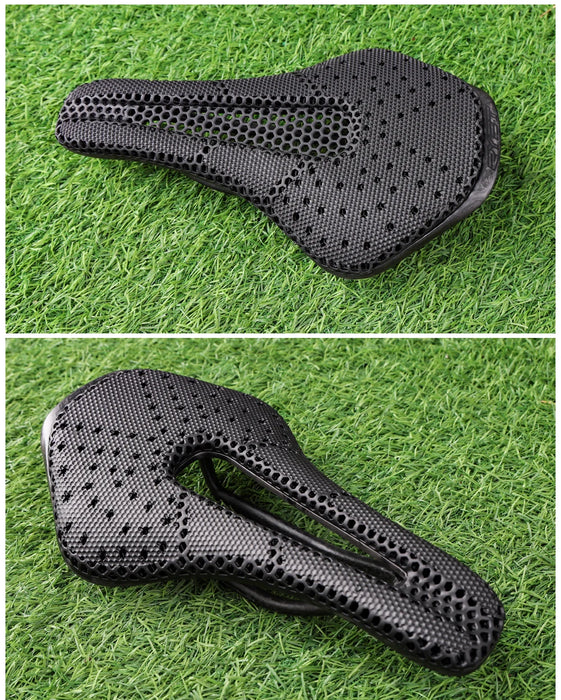 RYET 3D Printed Carbon Fiber Bike Saddle – Ultralight, Comfortable & Breathable
