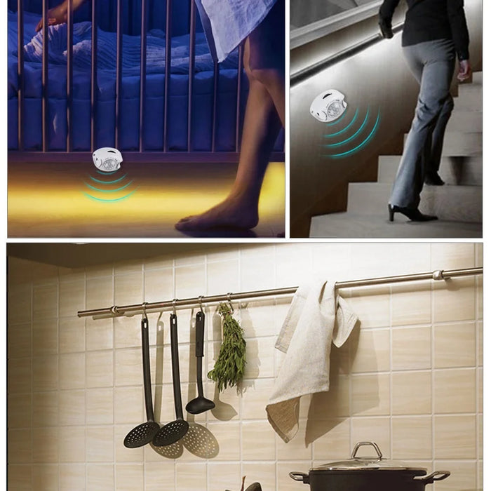 Smart PIR Motion Sensor Light Switch DC 5V–24V Automatic Timer for LED Strip Lights.