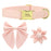 Personalized Silk Dog Collar Adjustable Durable Dog Collar with Bowtie Flower For Small Medium Large Dogs Wedding Bowtie Collars