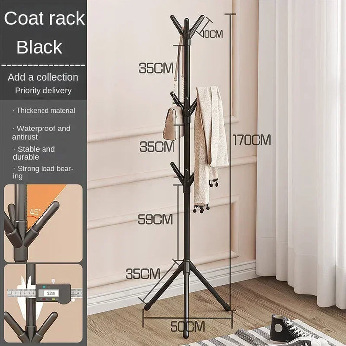 “Tree-Branch Floor Standing Clothes Rack”