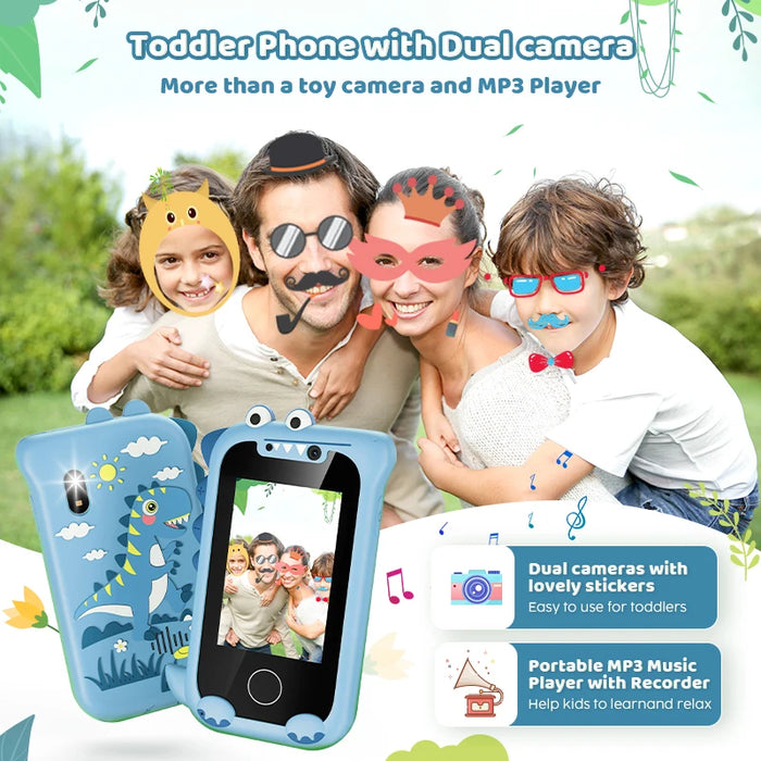 Kids Toy Phone, Dual Camera, Music Player & Games