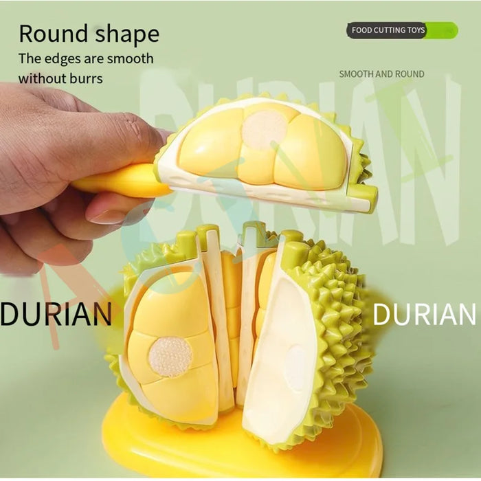 Kid Pretend Play Kitchen Fun Cutting Fruits and Vegetables Food Play.