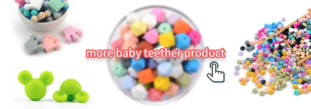 LOFCA 100pcs Premium 9mm Silicone Teething Beads – BPA-Free Food Grade DIY Beads