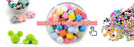 LOFCA 100pcs Premium 9mm Silicone Teething Beads – BPA-Free Food Grade DIY Beads