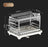 2 Tier Dish Drying Rack Bowl Drainer Holder Stand Shelf Kitchen Over Sink Drainer Utensil Holder Countertop Drain Rack Shelves