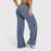 NCLAGEN SoftMotion Straight Leg Bottoms Women's Mid-Waist Yoga Pants GYM Leggings Naked Feel Pilates Running Sports Trousers