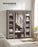 “SONGMICS 12-Shelf Closet Wardrobe Organizer”