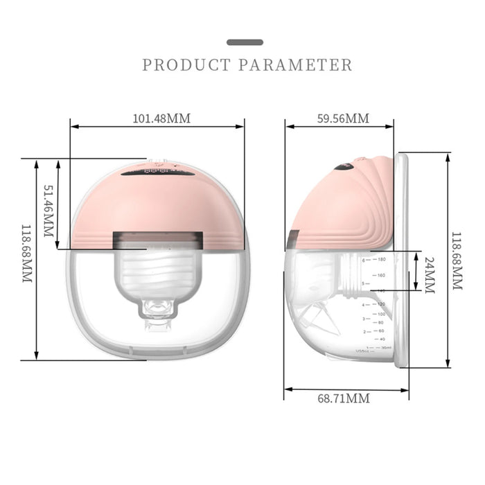 Hands-Free Wearable Breast Pump – S21 Portable Silent Electric Milk Collector