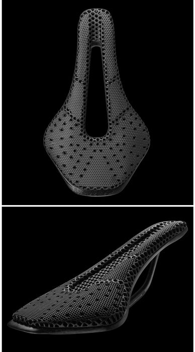 RYET 3D Printed Carbon Fiber Bike Saddle – Ultralight, Comfortable & Breathable