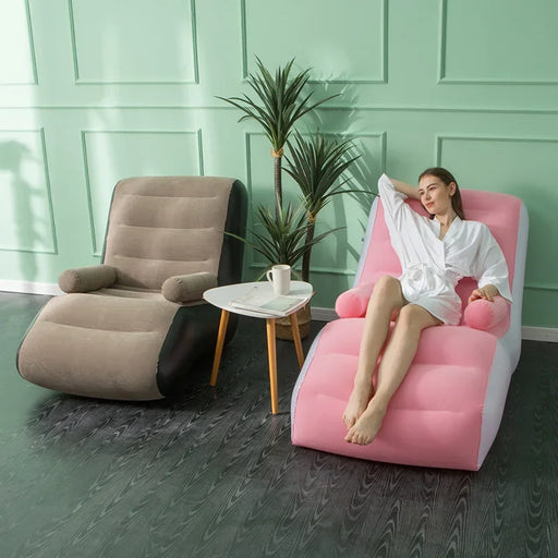 Comfort Air Lounge Sofa & Portable Inflatable Leisure Bed.