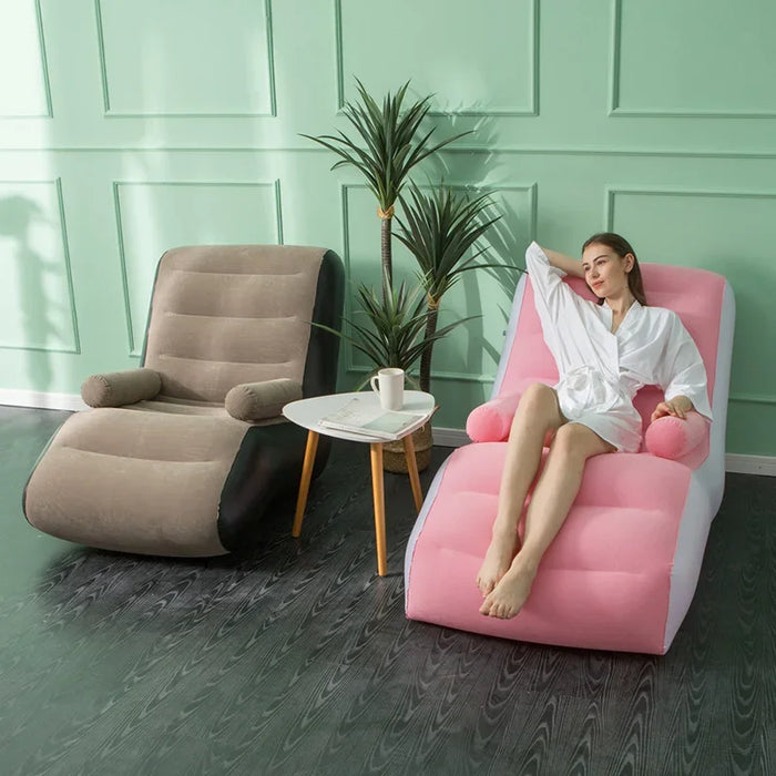 Comfort Air Lounge Sofa & Portable Inflatable Leisure Bed.