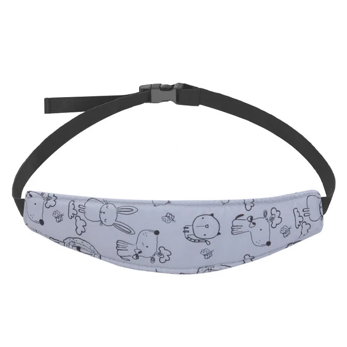 Adjustable Baby Sleep Positioner: Head Support for Car Seats & Strollers