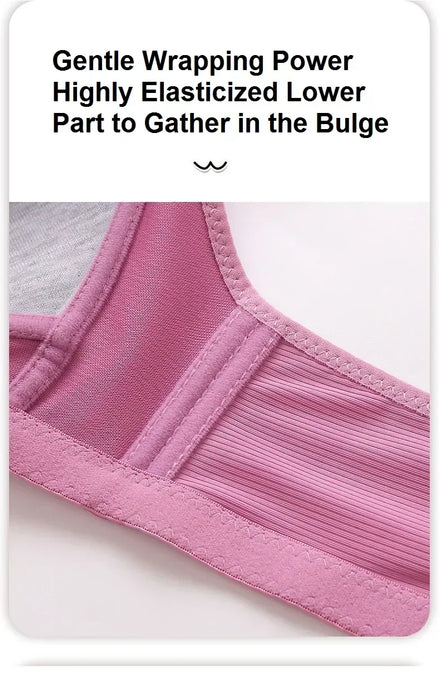 No Steel Ring Full Cup Bra – Lifting, Side Gathering, Plus Size