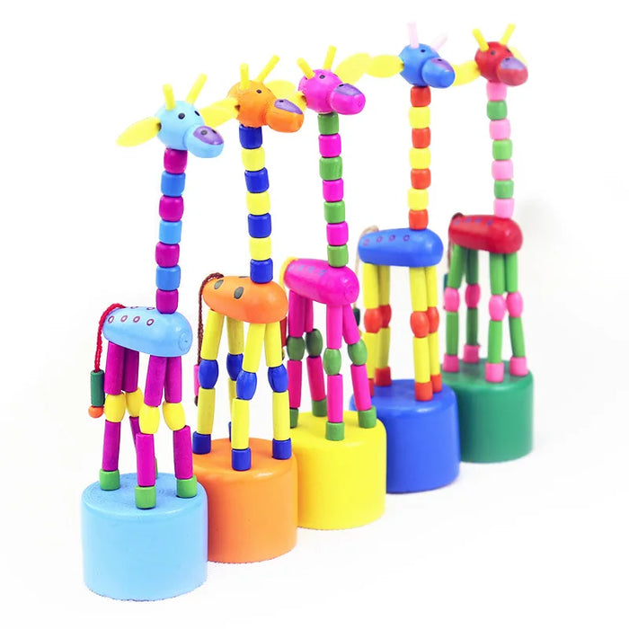 Educational Wooden Giraffe Toys for Children