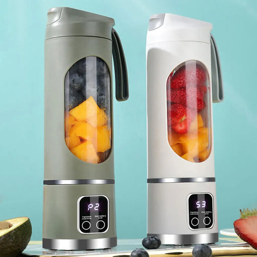 Portable Juicer Electric Juicer Cup USB Rechargeable Mini Electric Juicer 450ml.