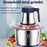 5L Electric Meat Grinder & Vegetable Chopper – 304 Stainless Steel Food Processor.