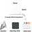 LED Acrylic Drawing Board DIY Erasable Luminous Writing Boards with Stand and 7Colors Pen USB Plug Message Board with NightLight