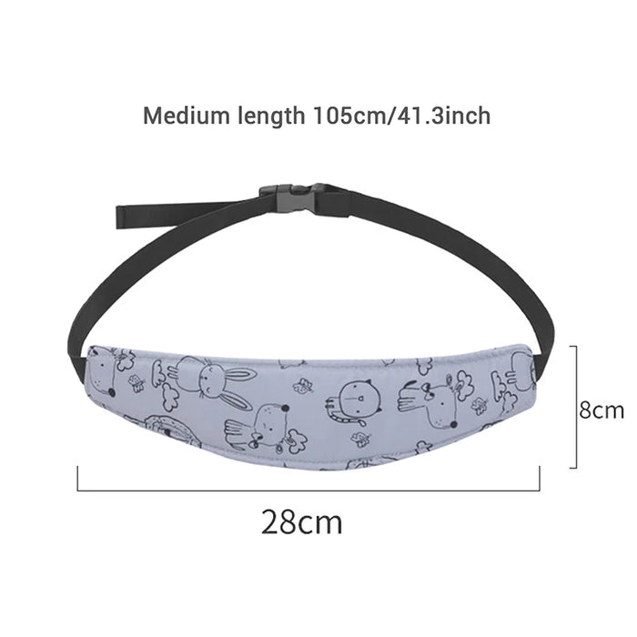 Adjustable Baby Sleep Positioner: Head Support for Car Seats & Strollers