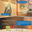 LED Acrylic Drawing Board DIY Erasable Luminous Writing Boards with Stand and 7Colors Pen USB Plug Message Board with NightLight