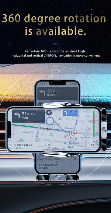 Wireless Charger Car Auto Magnetic Air Vent Phone Holder For iPhone 16 15 14 13 Samsung Xiaomi Induction Fast Charging Station