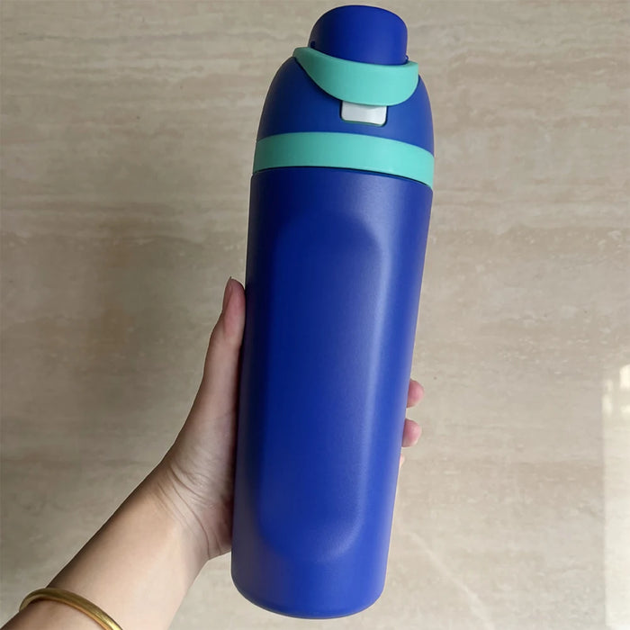 Thermos Cup Lid For Owala Freesip 16/24/32/40oz Cover One Button Water Bottle Top Lid No Leakage Fitness Sports Straw Cup Lid.
