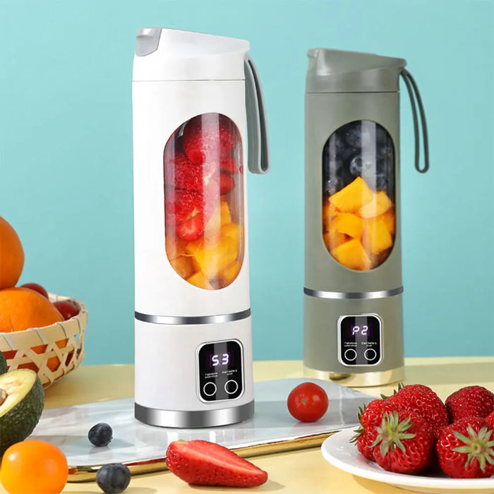 Portable Juicer Electric Juicer Cup USB Rechargeable Mini Electric Juicer 450ml.