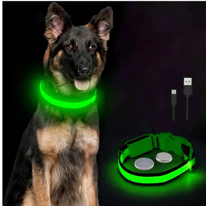 3 Modes Dog/Cat Luminous Charge Collar Led