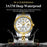 Waterproof Elegant Ladies Watch with Luminous Display
