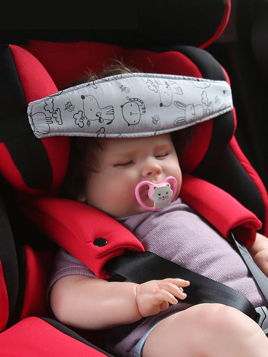 Adjustable Baby Sleep Positioner: Head Support for Car Seats & Strollers