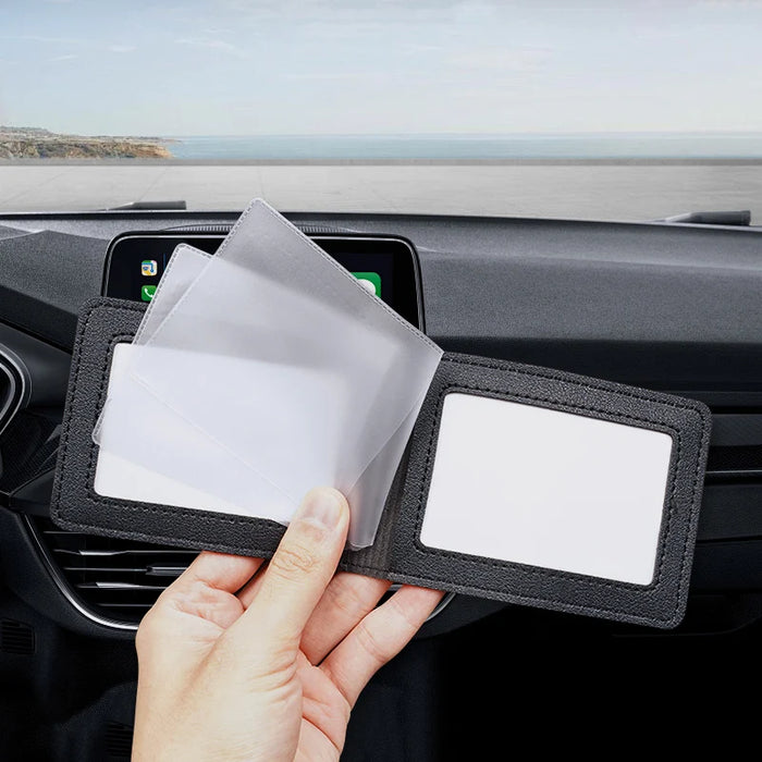 KIA Leather Driver’s License & Card Holder Wallet.
