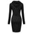 Ladies Casual Hooded Dress Comfortable Sweatshirt