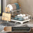2 Tier Dish Drying Rack Bowl Drainer Holder Stand Shelf Kitchen Over Sink Drainer Utensil Holder Countertop Drain Rack Shelves