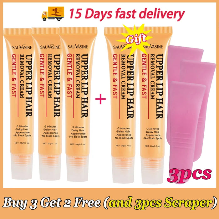 3 Minutes Fast Hair Removal Cream Painless Hair Growth Inhibitor Lip Face Arm Armpit Leg Permanent Depilatory for Men Women Care