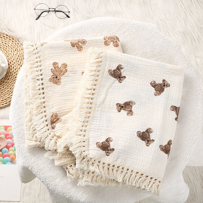 Muslin Cotton Swaddle & Summer Baby Blanket