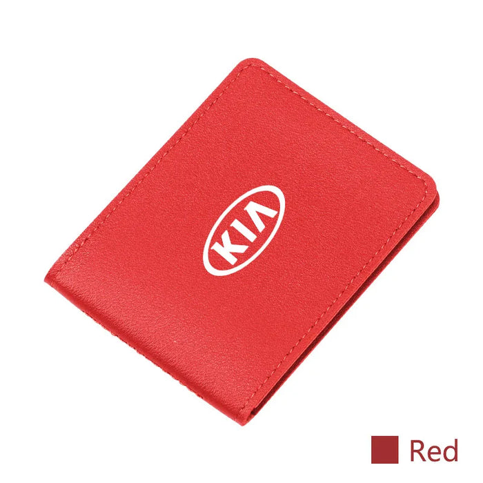 KIA Leather Driver’s License & Card Holder Wallet.