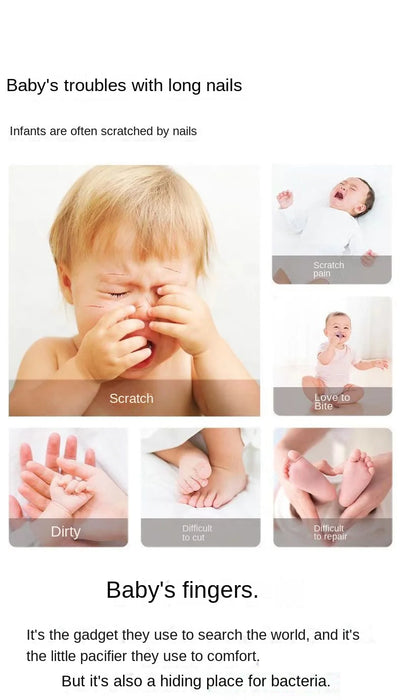 Safe-Touch Electric Nail Trimmer for Newborns