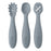 3-Piece Silicone Baby Training & Weaning Spoon Set