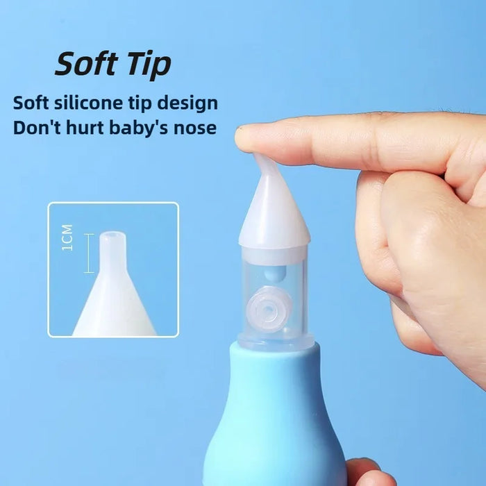 Silicone Baby Nasal Aspirator & Nose Cleaner Pump