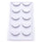 Black Eye Lashes Cat Eye Lashes Cross Strip False Eyelashes Natural Long Cosplay Makeup 5 pairs Mink Eyelash Extension Cilios